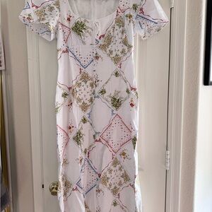 Reformation patchwork dress